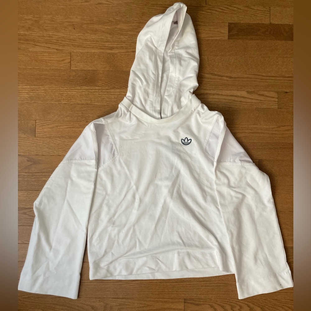 Adidas white hoodie